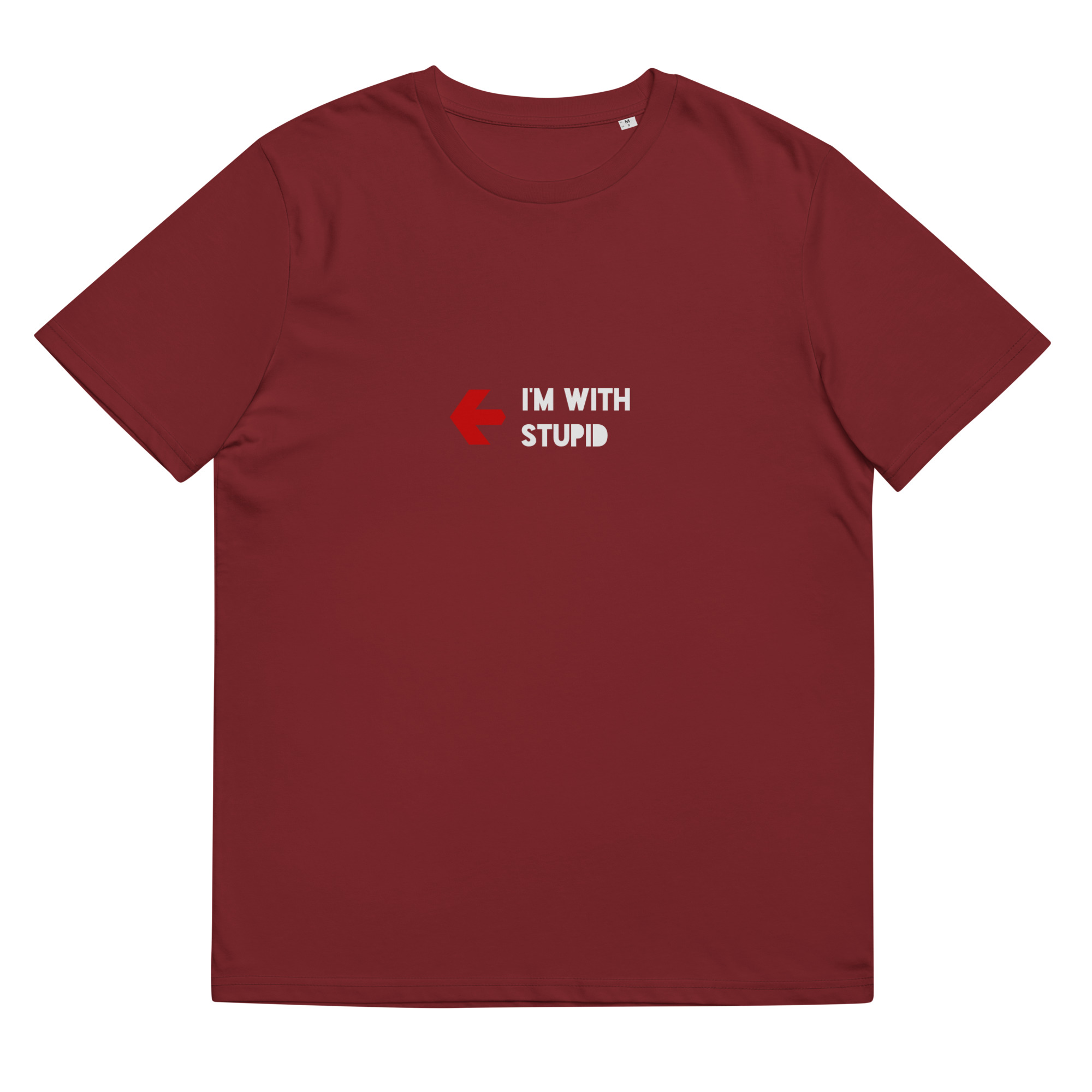 unisex-organic-cotton-t-shirt-burgundy-front-63603f12d70e6.jpg